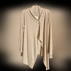NWT! Dana Buchman 2-way cardigan
